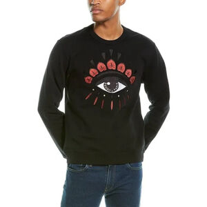 Kenzo Paris Mens Medium Embroidered Eye Limited Edition Sweatshirt Streetwear